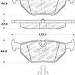 Load image into Gallery viewer, StopTech Street Touring 01-02 BMW Z3 / 03-09 Z4 / 10/90-07 3 Series Rear Brake Pads - Main Product View