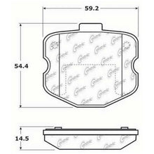 Load image into Gallery viewer, StopTech Street Touring 06-09 Chevrolet Corvette Z06 Front Brake Pads - Main Product View