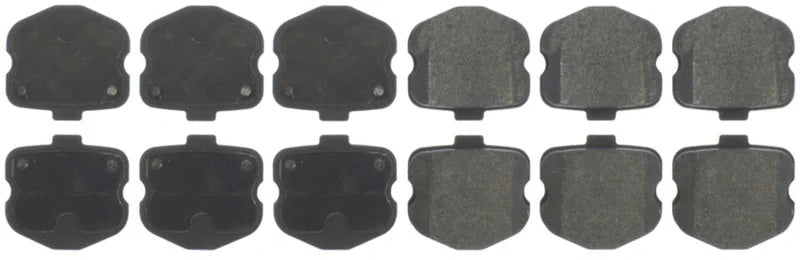 StopTech Street Touring 06-09 Chevrolet Corvette Z06 Front Brake Pads - Back View