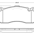 Load image into Gallery viewer, StopTech Street Touring 08-09 BMW 128i/135i Coupe Front Brake Pads - Main Product View