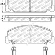 Load image into Gallery viewer, StopTech Street Touring 93-00 Honda Civic DX w/ Rr Drum Brakes Front Brake Pads - Main Product View