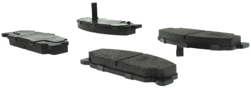 StopTech Street Touring 93-00 Honda Civic DX w/ Rr Drum Brakes Front Brake Pads - Back View