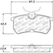 Load image into Gallery viewer, StopTech Street Touring Brake Pads - Main Product View