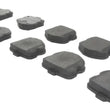 Load image into Gallery viewer, StopTech Street Touring 06-09 Chevrolet Corvette Z06 Front Brake Pads - Installation View