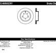 Load image into Gallery viewer, Stoptech 03-06 Evo 8 &amp; 9 Rear Premium High Carbon CRYO-STOP Rotor - Installation View
