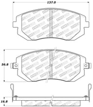 Load image into Gallery viewer, Stoptech 03-10 Subaru Forester/Impreza / 02-12 Subaru Legacy/Outback Sport Brake Pads - Front - Main Product View