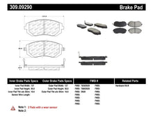 Load image into Gallery viewer, Stoptech 03-10 Subaru Forester/Impreza / 02-12 Subaru Legacy/Outback Sport Brake Pads - Front - Installation View