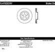 Load image into Gallery viewer, Stoptech 05-07 Subaru Impreza WRX Sti Front High Carbon CRYO-STOP Rotor - Main Product View