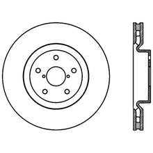 Load image into Gallery viewer, Stoptech 05-07 Subaru Impreza WRX Sti Front High Carbon CRYO-STOP Rotor - Side View