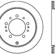 Load image into Gallery viewer, Stoptech 08-17 Toyota Land Cruiser / 08-17 Lexus LX Rear Premium Cryo Rotor - Side View