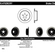 Load image into Gallery viewer, Stoptech 09-10 Subaru Forester / 08-10 Impreza/WRX Rear CRYO-STOP Rotor - Back View