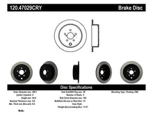 Load image into Gallery viewer, Stoptech 09-10 Subaru Forester / 08-10 Impreza/WRX Rear CRYO-STOP Rotor - Back View