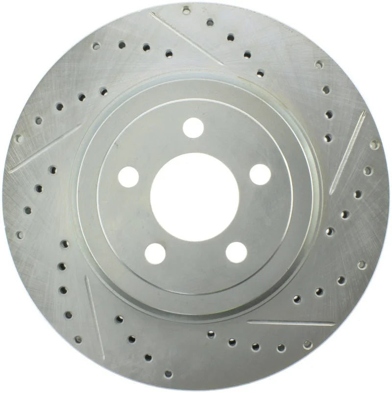 Stoptech Select Drilled and Slotted Front Left Brake Rotor fits 2006-2010 2012-2014 2018-2021 Chrysler 300 / 2005-2020 Chr...