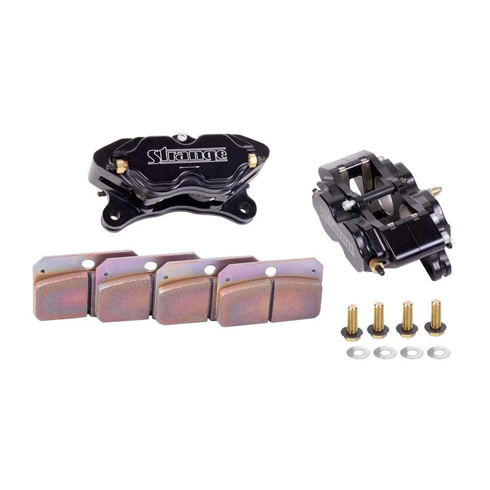 Strange Engineering Strange 4-Piston Caliper Kit w/Hard Pads/Pr. B1855