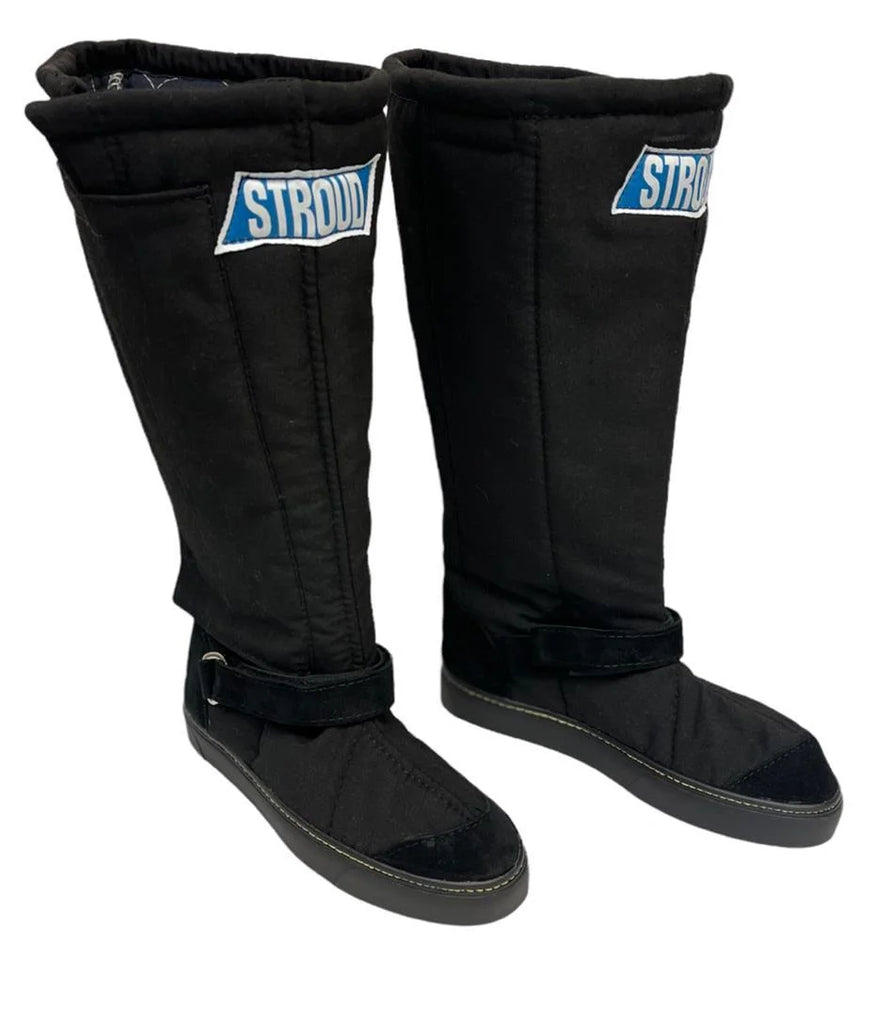 Stroud Safety Boots Black Nomex Mens size 11 SFI 20 820-11