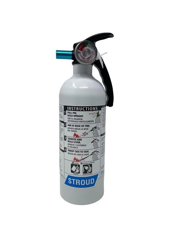 Stroud Safety Fire Extinguisher 2lb Portable Class BC 9100