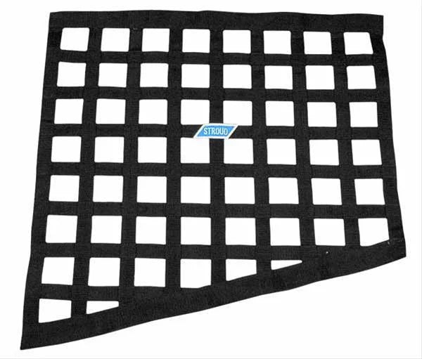 Stroud Safety Window Net Black Angled 24in x 18in SFI 27.1 501-01