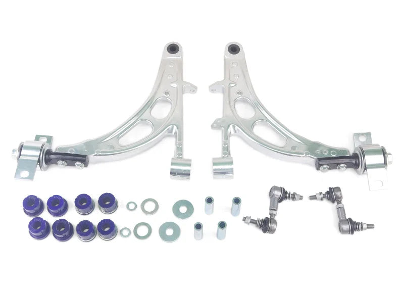 SuperPro 02-05 Subaru Impreza WRX / 04-06 WRX STI Front Lower Alloy Control Arm Kit - Back View
