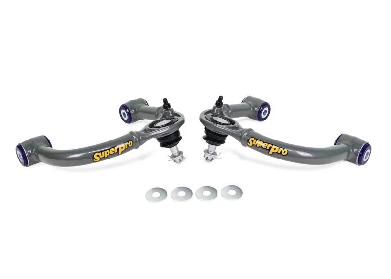 SuperPro 03-09 Lexus GX470 / Toyota 4Runner Sport 4WD Front Upper Fixed Offset Control Arm Set - Main Product View