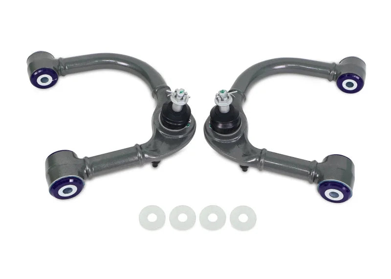 SuperPro 03-09 Lexus GX470 / Toyota 4Runner Sport 4WD Front Upper Fixed Offset Control Arm Set - Side View