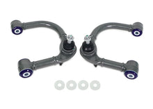 Load image into Gallery viewer, SuperPro 03-09 Lexus GX470 / Toyota 4Runner Sport 4WD Front Upper Fixed Offset Control Arm Set - Side View