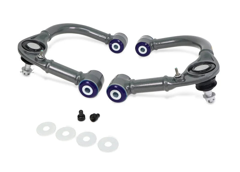 SuperPro 03-09 Lexus GX470 / Toyota 4Runner Sport 4WD Front Upper Fixed Offset Control Arm Set - Back View