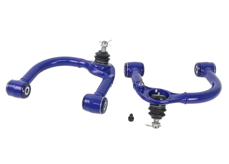 SuperPro 03-23 Toyota 4Runner / 10-23 Lexus GX460 Fixed Offset Front Upper Control Arm Set - Detail View