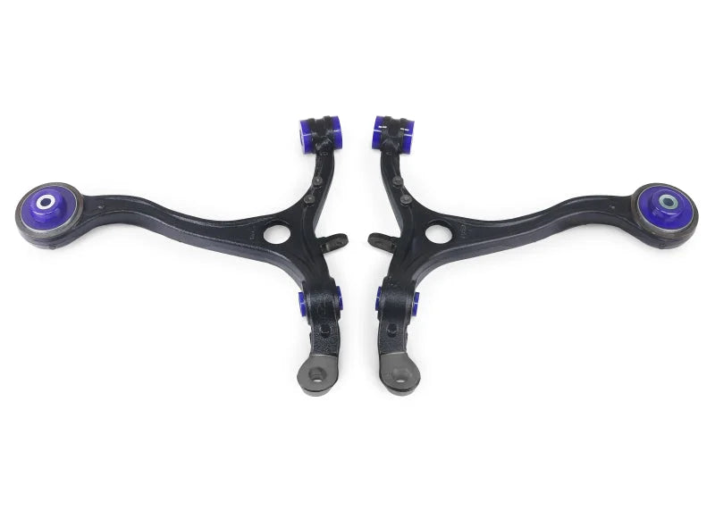 SuperPro 04-09 Acura TSX Front Lower Control Arm Set W/ Bushings - Side View