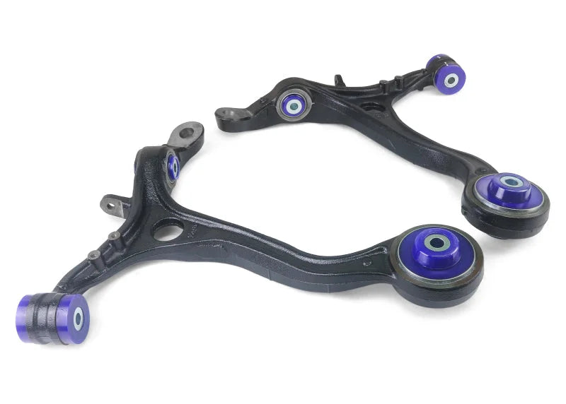 SuperPro 04-09 Acura TSX Front Lower Control Arm Set W/ Bushings - Back View