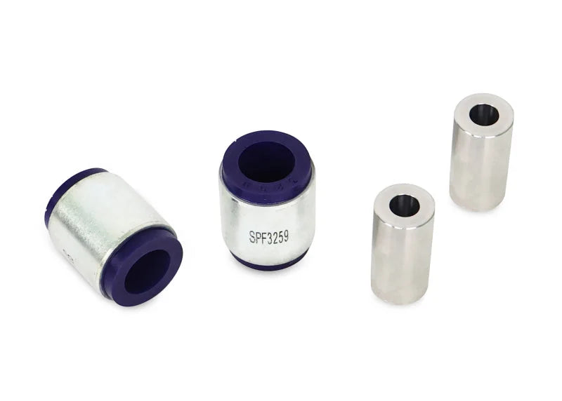 SuperPro 04-11 Mazda RX-8 Front Shock-to-Control Arm Bushing Kit - Stainless Hardware - Detail View