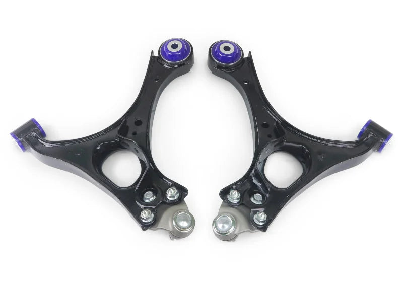 SuperPro 06 Honda Civic DX Front Lower Control Arm Set W/ Bushings - Side View