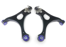 Load image into Gallery viewer, SuperPro 06 Honda Civic DX Front Lower Control Arm Set W/ Bushings - Installation View