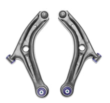 Load image into Gallery viewer, SuperPro 14-19 Ford Fiesta ST Front Lower Control Arm Set w/ Preinstalled SuperPro Bushings - Installation View