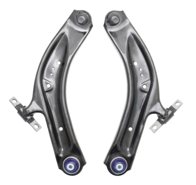 SuperPro 14-20 Nissan Rogue Front Lower Control Arm Set - Installation View