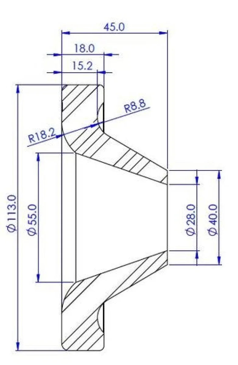 SuperPro 18-23 Jeep Wrangler JL Rear Upper Spring Pad Spacer - 50mm/2in Lift (Single) - Side View