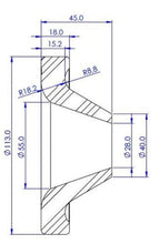 Load image into Gallery viewer, SuperPro 18-23 Jeep Wrangler JL Rear Upper Spring Pad Spacer - 50mm/2in Lift (Single) - Side View