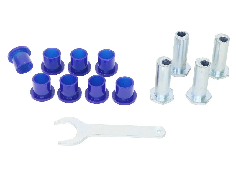 SuperPro 1984 BMW 318i Base Rear Trailing Arm Camber & Toe Adjustable Bushing Kit - Back View
