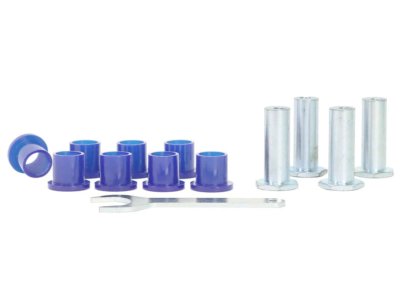 SuperPro 1984 BMW 318i Base Rear Trailing Arm Camber & Toe Adjustable Bushing Kit - Installation View