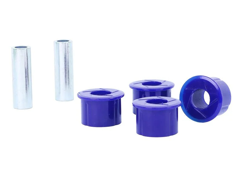 SuperPro 1984 Jeep Cherokee Base Rear Rearward Leaf Spring Bushing Kit (63mm Width) - Spring Eye - Installation View