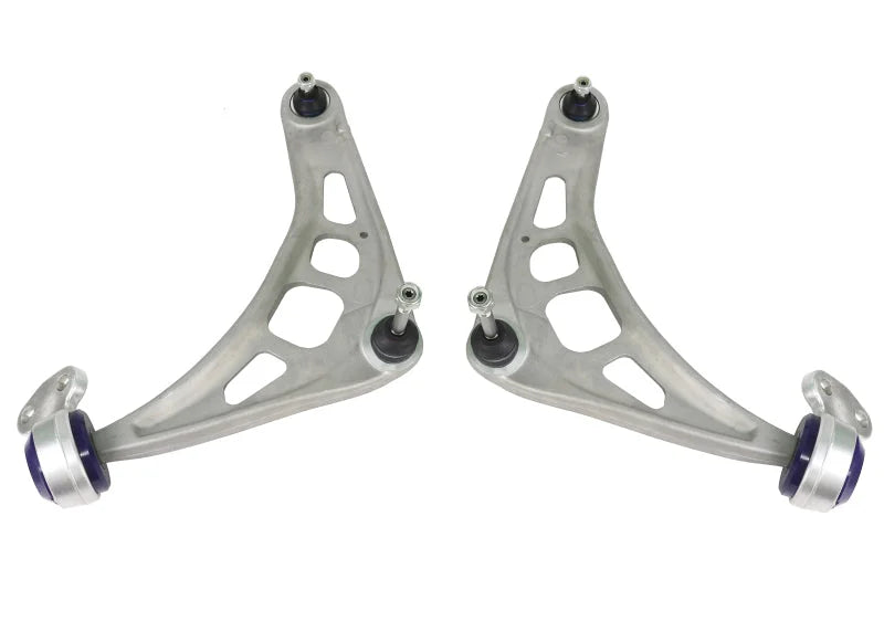 SuperPro 2000 BMW 323Ci Base Front Alloy Lower Control Arm Set (STD Alignment) - Back View