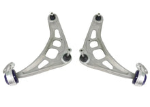 Load image into Gallery viewer, SuperPro 2000 BMW 323Ci Base Front Alloy Lower Control Arm Set (STD Alignment) - Back View
