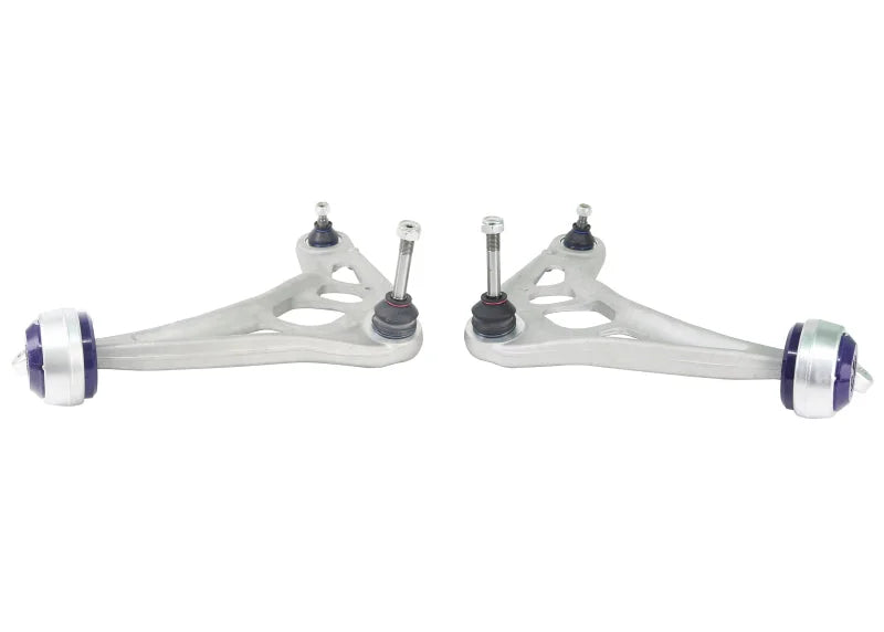 SuperPro 2000 BMW 323Ci Base Front Alloy Lower Control Arm Set (STD Alignment) - Installation View