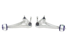 Load image into Gallery viewer, SuperPro 2000 BMW 323Ci Base Front Alloy Lower Control Arm Set (STD Alignment) - Installation View