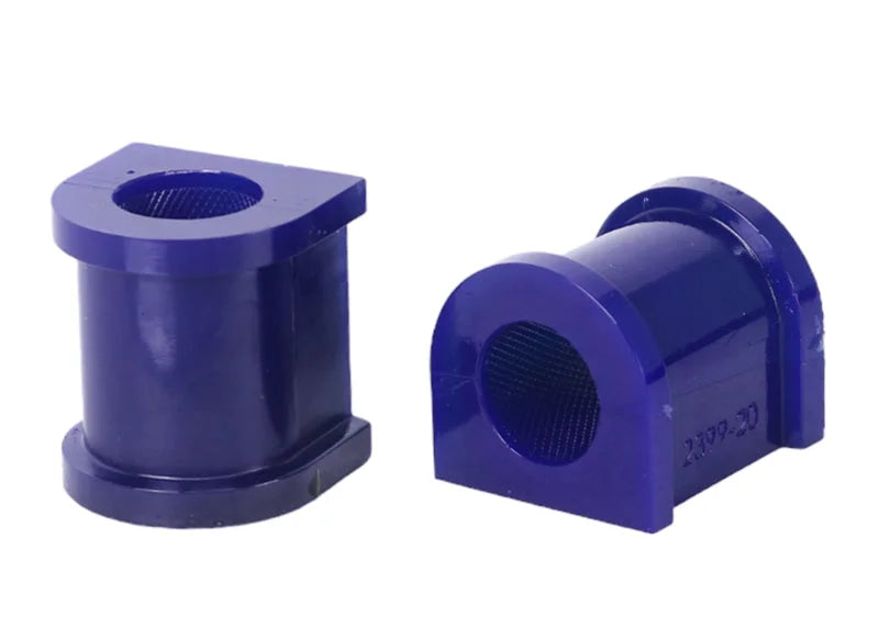 SuperPro 2000 Toyota MR2 Spyder Base Front 20mm Sway Bar Mount Bushing Set - Side View