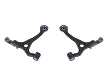 Load image into Gallery viewer, SuperPro 2003 Honda Accord DX Front Lower Control Arm Set w/ Bushings - Installation View