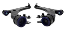 Load image into Gallery viewer, SuperPro 2004 Mazda 3 i Front Lower Control Arm Set w/ Bushings - Back View