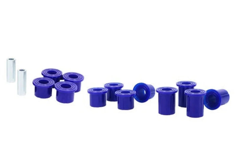SuperPro 2005 Nissan Frontier LE Rear Leaf Spring and Shackle Bushing Kit - Installation View