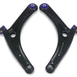 Load image into Gallery viewer, SuperPro 2008 Mitsubishi Lancer GTS Front Lower Control Arm Set w/ Bushings - Side View