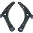 Load image into Gallery viewer, SuperPro 2008 Mitsubishi Lancer GTS Front Lower Control Arm Set w/ Bushings - w/ Positive Caster - Back View