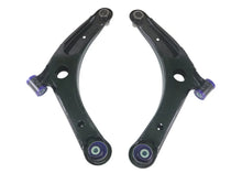 Load image into Gallery viewer, SuperPro 2008 Mitsubishi Lancer GTS Front Lower Control Arm Set w/ Bushings - w/ Positive Caster - Back View